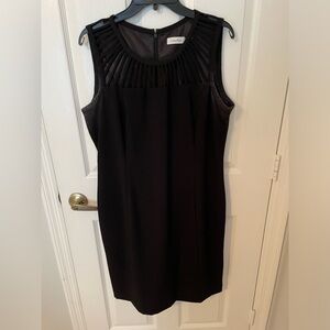 Calvin Klein Beautiful and classy black cocktail dress size 14.